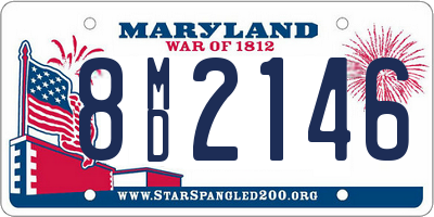MD license plate 8MD2146