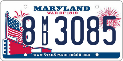MD license plate 8MD3085