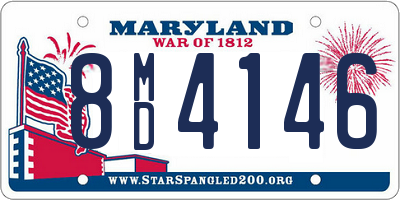 MD license plate 8MD4146