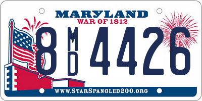 MD license plate 8MD4426