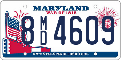 MD license plate 8MD4609