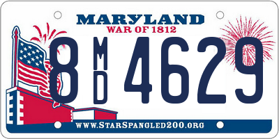 MD license plate 8MD4629