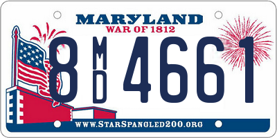 MD license plate 8MD4661