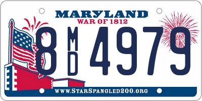 MD license plate 8MD4979