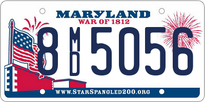 MD license plate 8MD5056