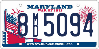 MD license plate 8MD5094