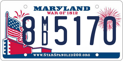 MD license plate 8MD5170