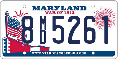 MD license plate 8MD5261