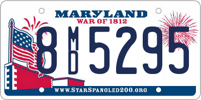 MD license plate 8MD5295