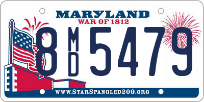 MD license plate 8MD5479