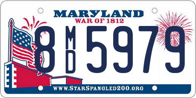 MD license plate 8MD5979