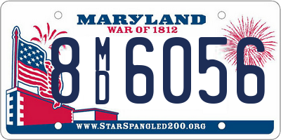MD license plate 8MD6056