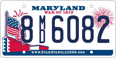 MD license plate 8MD6082