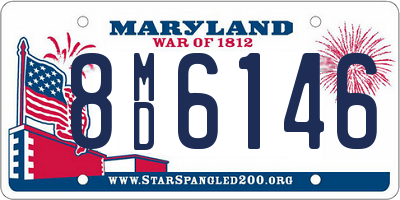 MD license plate 8MD6146