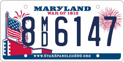 MD license plate 8MD6147