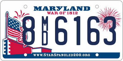 MD license plate 8MD6163