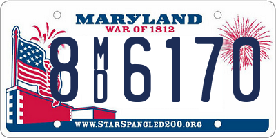 MD license plate 8MD6170