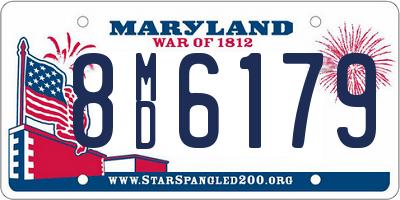 MD license plate 8MD6179