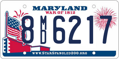 MD license plate 8MD6217