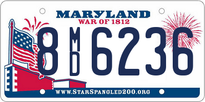MD license plate 8MD6236