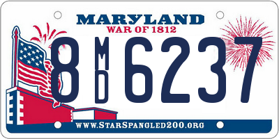 MD license plate 8MD6237