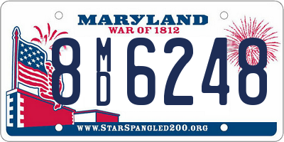 MD license plate 8MD6248