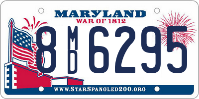 MD license plate 8MD6295