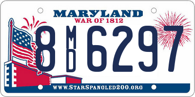 MD license plate 8MD6297