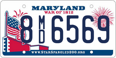 MD license plate 8MD6569