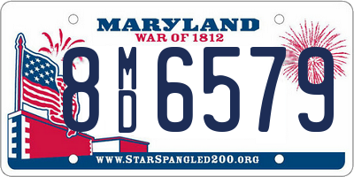 MD license plate 8MD6579