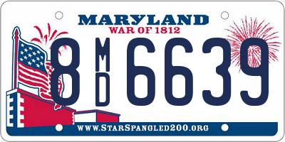 MD license plate 8MD6639