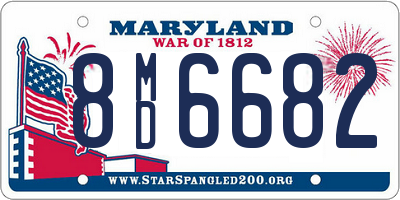 MD license plate 8MD6682