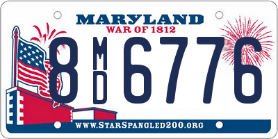 MD license plate 8MD6776