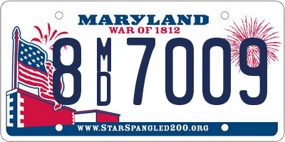 MD license plate 8MD7009