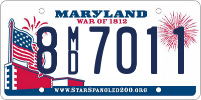 MD license plate 8MD7011