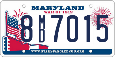 MD license plate 8MD7015