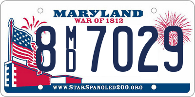 MD license plate 8MD7029