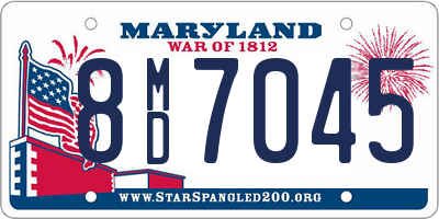 MD license plate 8MD7045