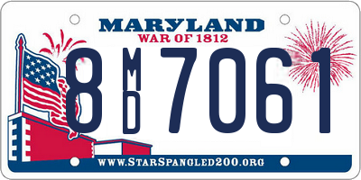 MD license plate 8MD7061