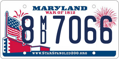 MD license plate 8MD7066