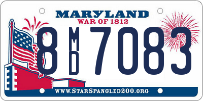 MD license plate 8MD7083