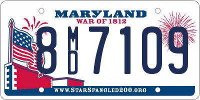 MD license plate 8MD7109