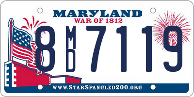 MD license plate 8MD7119