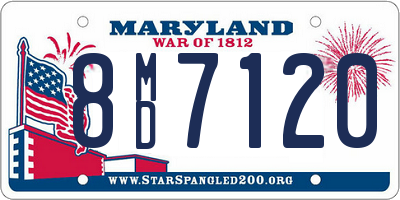 MD license plate 8MD7120