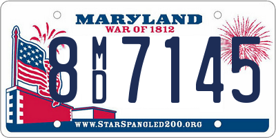 MD license plate 8MD7145