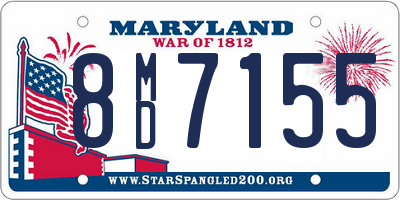 MD license plate 8MD7155