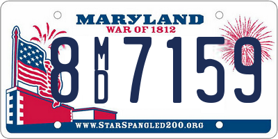 MD license plate 8MD7159