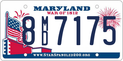 MD license plate 8MD7175