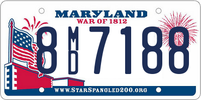 MD license plate 8MD7188