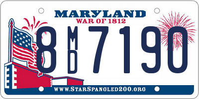 MD license plate 8MD7190